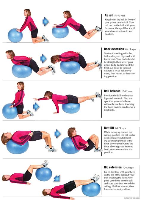 Pin By Tania Ostrowski On Just Do It Yoga Ball Exercises Exercise