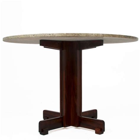 2oo5 luxurious patio furniture collection granite table top • dining chair • swivel tilt chair • chaisse lounge not shown • 48 round granite top table w/cast aluminum base frame: Brazilian Rosewood Dining Table with Round Granite Top at ...