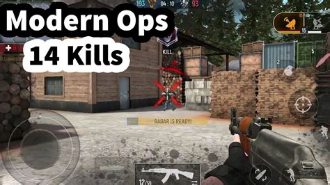 Modern Ops 14 Kills Android Gameplay Online Fps 1080p Youtube