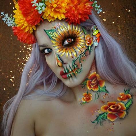 23 Sugar Skull Makeup Ideas For Halloween Stayglam