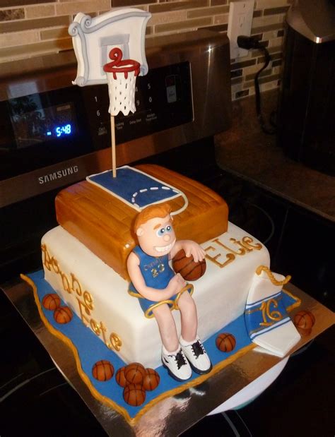 Basketball Fondant Cake
