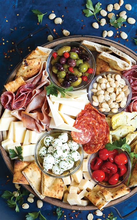 Tag @damn_delicious on instagram and hashtag it #damndelicious. Food that Entertains - Cheese and Antipasto Party Platter ...