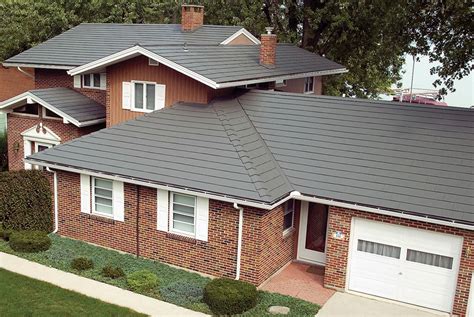 Classic Metal Roofing 1 Color Gray Style Metal Slateshingle