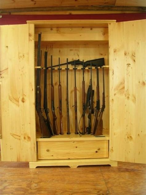 To make these dimensions, you'll have to place plywood sheets on the floor and begin measuring. Hand Made Wooden Gun Storage Safe by Larue Woodworking ...