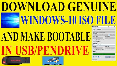 How To Download Genuine Windows 10 Iso File And Make Bootable By Rufus