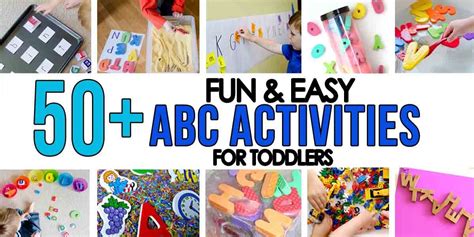 50 Alphabet Activities For Toddlers Busy Toddler