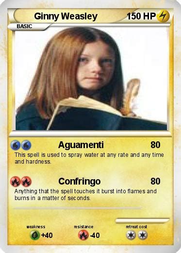 Instead of being a book, it is a kit that has everything you need to color and display your completed artwork. Pokémon Ginny Weasley 3 3 - Aguamenti - My Pokemon Card