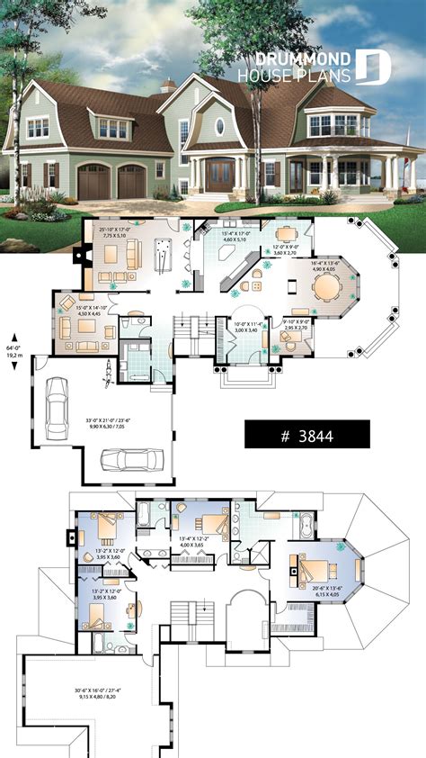 Cindy works as cashier in the local grocery, and johnanthan tries to become a professional soccer. house plan The Rotunda No. 3844 | Sims house plans, Family ...