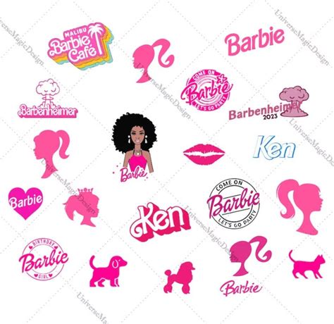Barbie Svgs And Pngs Bundle Doll Svgs And Pngs Logo Cricut Etsy Canada