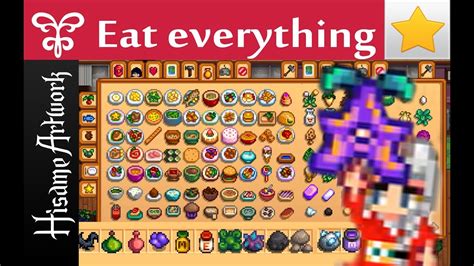Eat Everything - part 1- Vanilla no extra content mods Stardew Valley