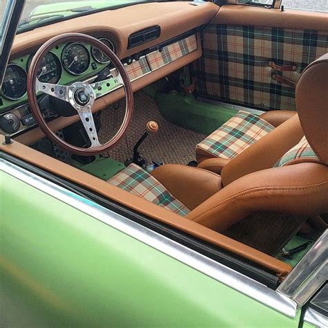 111 Best Vintage Plaid And Hounds Tooth Auto Upholstery Images On