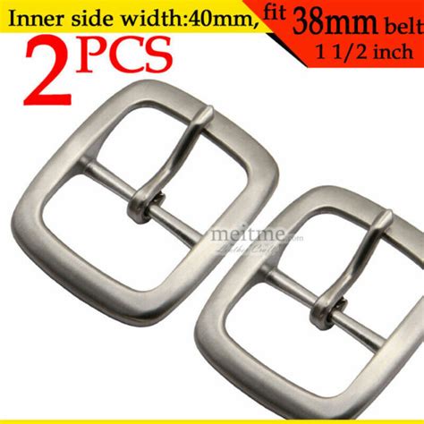 2pcs stainless steel belt pin buckles men s women belt buckle z36 ebay