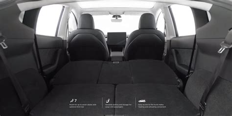 Pictures Surface Of Tesla Model Y Third Row Seats And They Dont Look
