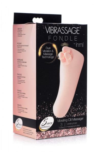 Vibrassage Fondle Vibrating Clit Massager Pink Inm Af