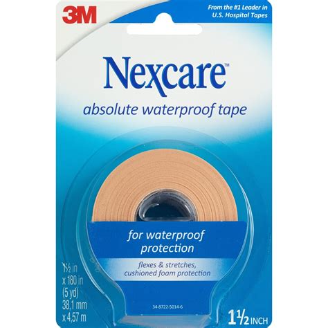 Nexcare Absolute Waterproof First Aid Tape 15 In X 5 Yds Pick Up In