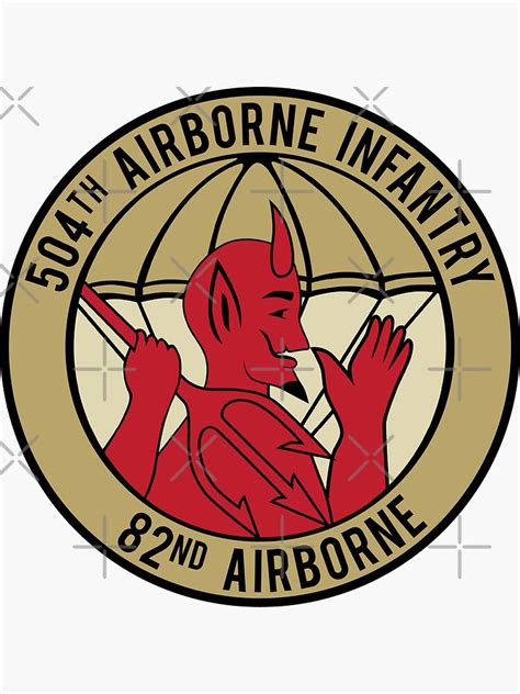 504th Airborne Infantry 82nd Sticker For Sale By Jcmeyer Redbubble