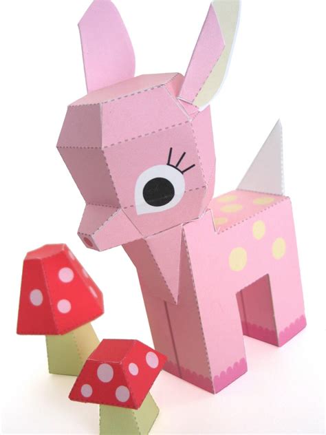6 Best Images Of Free Printable Cute Paper Toys Cute Animal Paper Toy