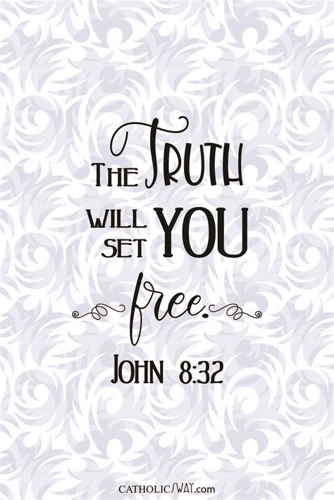 the truth will set you free svg bibleverse scriptures speak the truth quotes bible verse