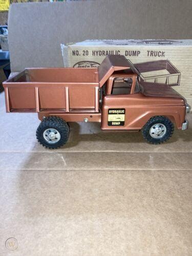 Vintage 1958 Tonka Hydraulic Dump Truck No 20 Steel Toy Rare Bronze