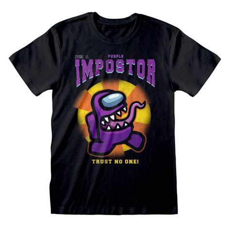 Among Us Purple Impostor T Shirt Among Us