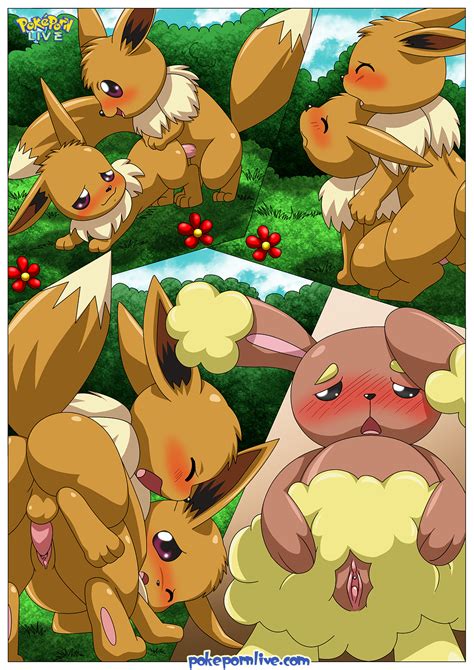 Rule 34 Bbmbbf Buneary Comic Double Hit Comic Eevee Female Furry Furry Only Male Nintendo