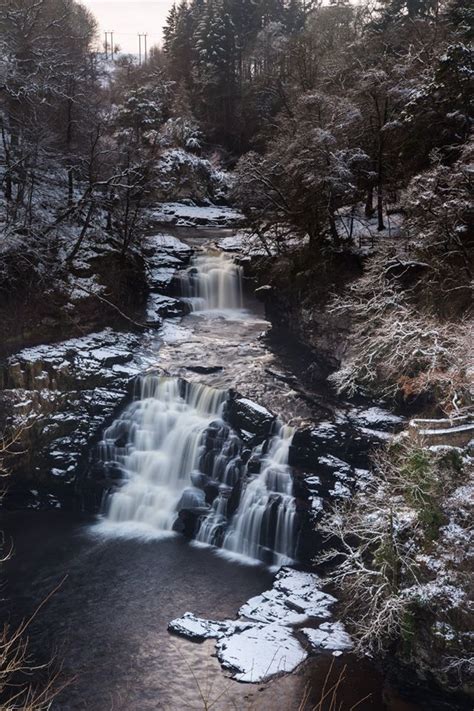 The Falls Of Clyde Near New Lanark Scotland Scotland Travel