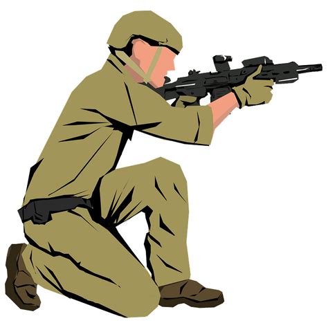 Clipart Of Soldier