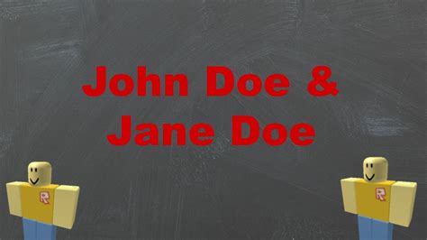 The Real Backstory Of The John Doe And Jane Doe Myths Youtube