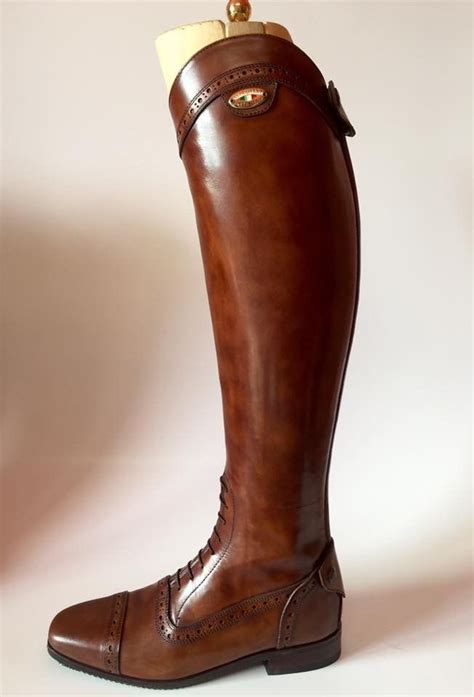 Secchiari Bespoke 028 Ladies Antique Brown Riding Boot Riding Boots