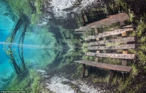 Amazing Scuba Diving Underwater Hiking In Green Lake Austria