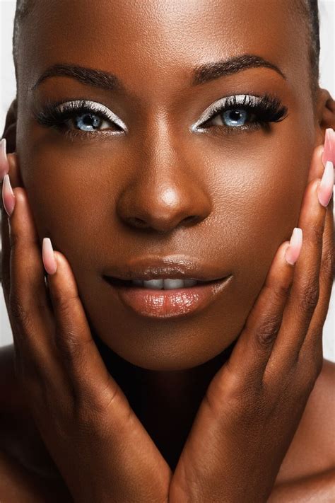 Pin By Darlene Edelen On Black Women Art Beauty Shots Aesthetic Eyes Black Hair Blue Eyes