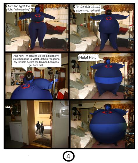 Blueberry Inflation Comic Sonic Turn Into