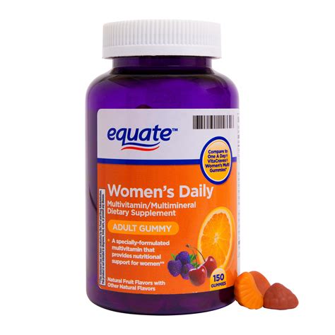 Equate Once Daily Womens Multivitamin Gummies 150 Ct