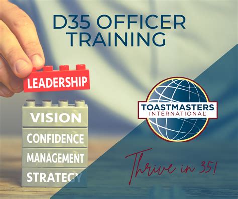 Club Officer Training District 35 Toastmasters