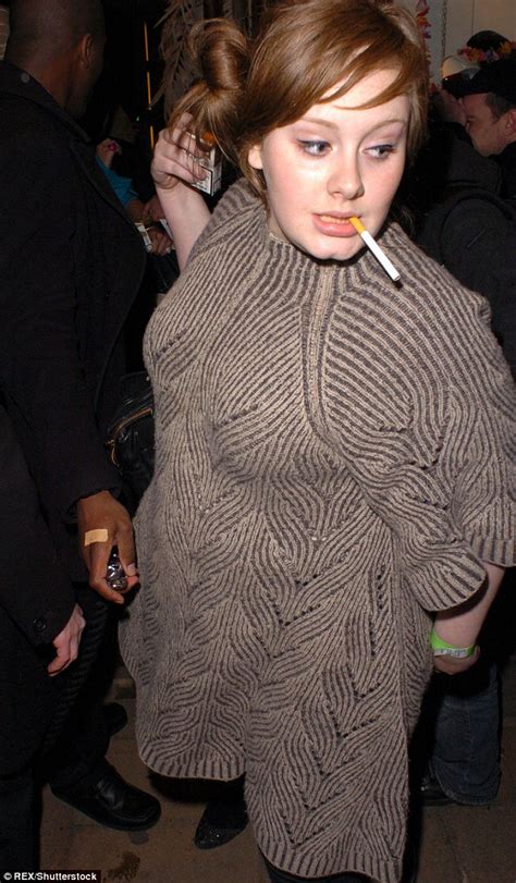 Adele Complains Quitting Smoking Has Left Her With Weaker Vocal Abilities Daily Mail Online