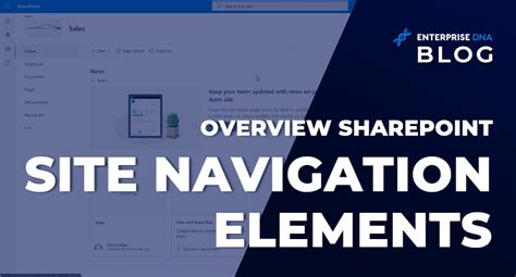 Sharepoint Site Navigation Elements An Overview Master Data And Ai Skills