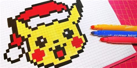 Pixel Art Pikachu Noel 31 Idées Et Designs Pour Vous Inspirer En