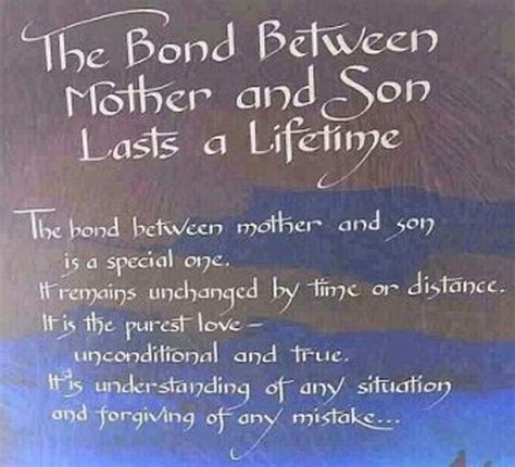 The Bond Between Mother And Son Lasts A Lifetime ~a Mothers Life~ Pinterest Mothers Sons