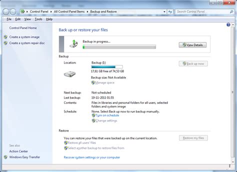 How To Backup Windows 7 With Built In Backup Techworkdk