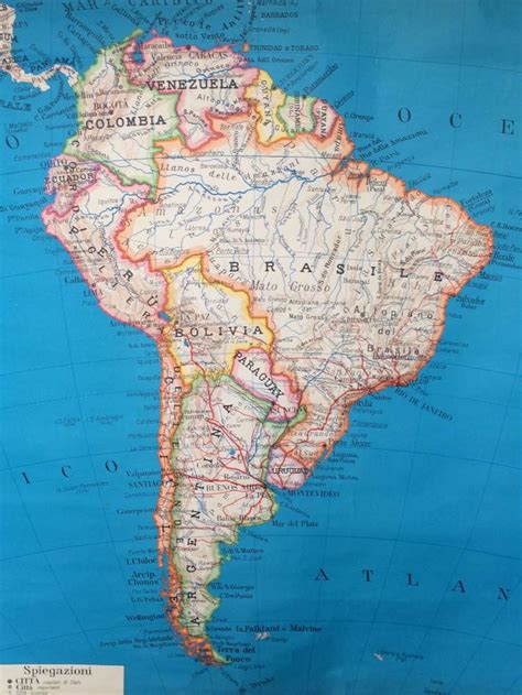 Cartina Geografica America Meridionale S
