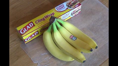How To Keep Bananas Fresh Longer Wrapping Bananas In Plastic Wrap