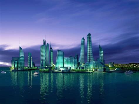 City Skyline Manama Bahrain Photo