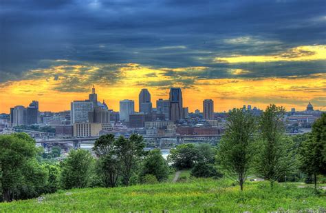 Hd Wallpaper Aerial Photography Of Trees St Paul Minneapolis