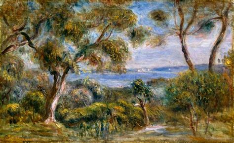 The Sea At Cagnes Pierre Auguste Renoir