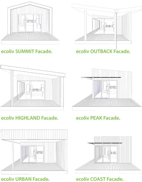 Facades - Ecoliv Modular Homes | Modular homes, Prefab modular homes, Modular home designs