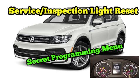 Vw Tiguan Service Resetinspection Light And Manual Programming Youtube