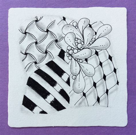 Zentangle By Czt Nancy Domnauer Zentangle Muster Zentangle Zeichnen