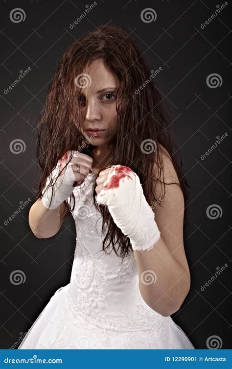 Revenge Bride Stock Image Image Of Emotion Boxing Love 12290901