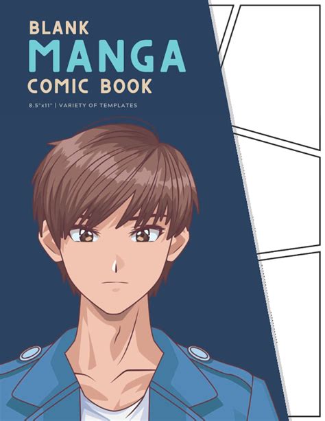 Blank Manga Comic Book Create Your Own Manga And Anime Sketchbook
