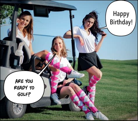 Humour Happy Birthday Golf Funny Memefree